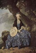 Johann Zoffany Portrait of Mrs. Oswald Sweden oil painting artist